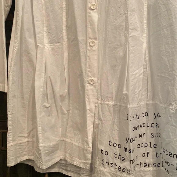 LUUKAA long White Shirt - Picture 4 of 6